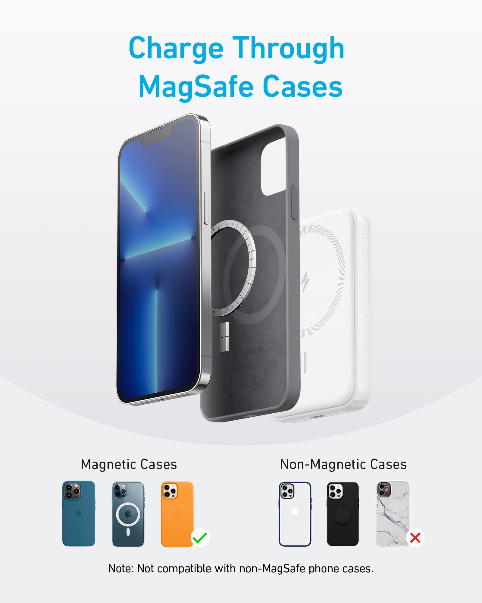 Anker <b>321</b> MagGo Battery (PowerCore Magnetic 5K)